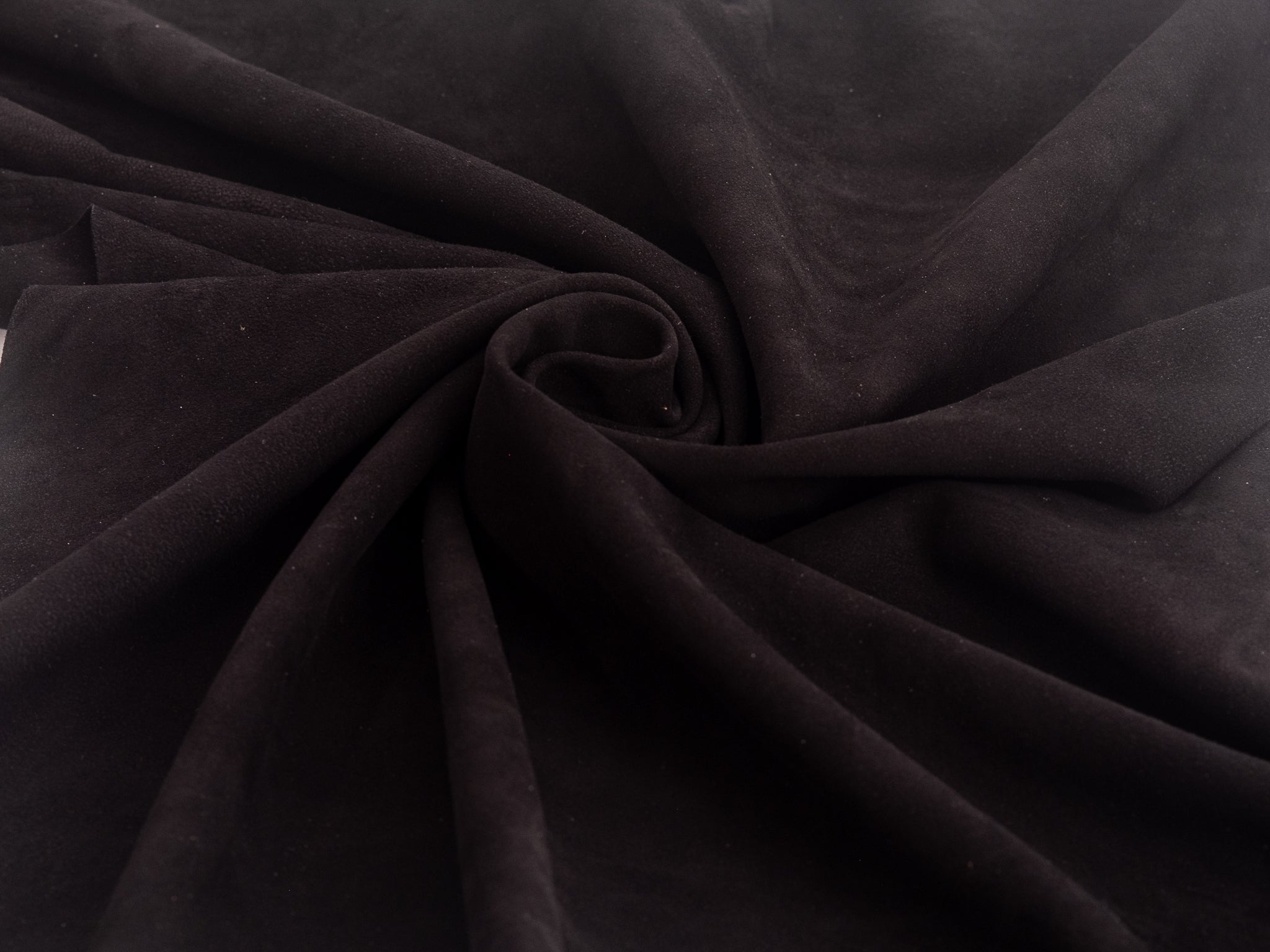 LAMB SKIN SUEDE BLACK